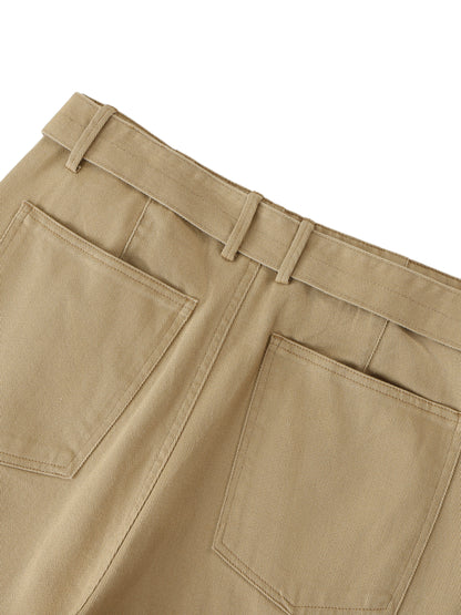 Twisted Seam Curved Pants