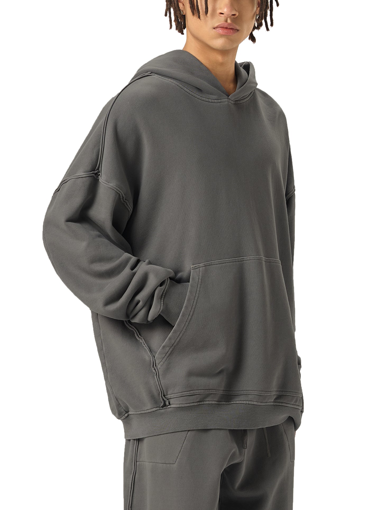 Raw Seam Hoodie